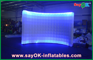 Inflatable Photo Studio Business Photo Booth Tent Inflatable Outdoor Light Air Wall Dengan LED