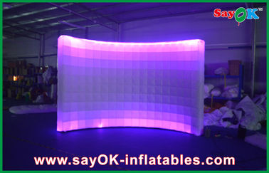 Inflatable Photo Studio Business Photo Booth Tent Inflatable Outdoor Light Air Wall Dengan LED