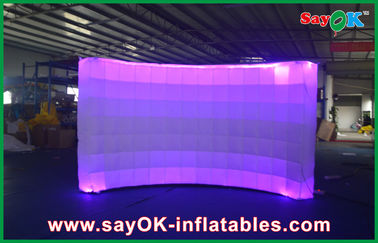 Inflatable Photo Studio 12 Led Air Light Dinding Tiup Digital Printing Remote Control 3x1.5x2 M