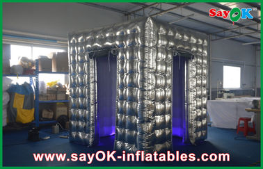 Party Photo Booth Inflatable Portable Digital Inflatable Photo Booth Sliver Untuk Dekorasi Acara