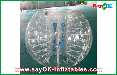 1.2m Transparan Inflatable Permainan Olahraga Manusia Inflatable Bumper Bubble Ball untuk Anak