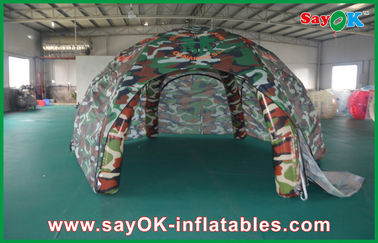Go Outdoors Tenda Tiup Tenda Udara Tiup Luar Tahan Air, Tenda Kubah Tiup Spider Militer