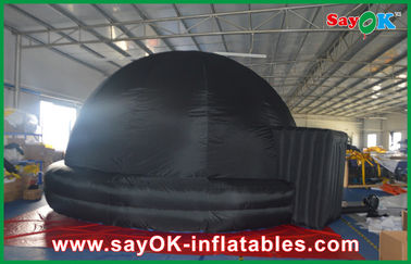 15m Hangout Oxford Cloth Inflatable Dome Structures Digital Projection Tampilkan Penggunaan