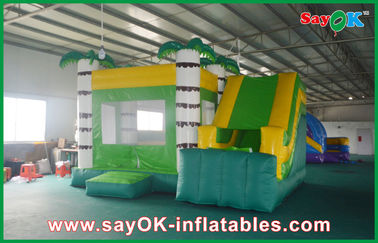Rumah Bouncing Anak Komersial Grosir Dengan Slide Inflables Water Combo Bouncy Jump Castle