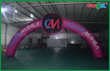 Inflatable Arches Oxford Cloth Advertising Inflatable Entrance Arch Gate Dengan Lampu Led