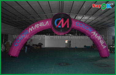 Inflatable Arches Oxford Cloth Advertising Inflatable Entrance Arch Gate Dengan Lampu Led