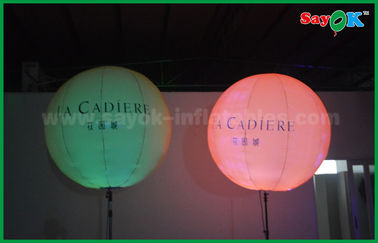 1.5m Dipimpin Berdiri Balon Inflatable Pencahayaan Dekorasi Untuk Iklan