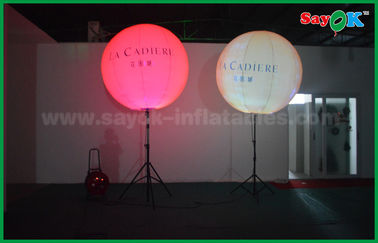 1.5m Dipimpin Berdiri Balon Inflatable Pencahayaan Dekorasi Untuk Iklan