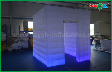 Inflatable Photo Studio 2.5 X 2.5 X 2.5m 3D Inflatable Photo Booth Kios Frame Lampirkan Dekorasi Pernikahan