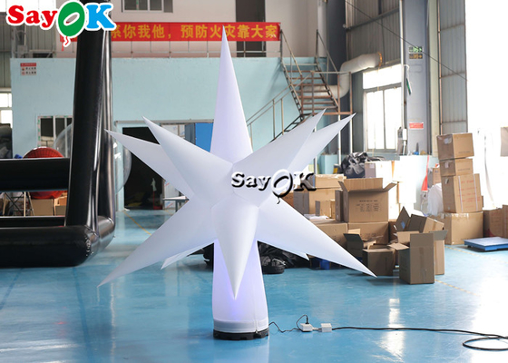 0.25mm PVC Hanging Inflatable LED Star Untuk Dekorasi Pesta