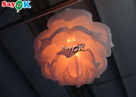 Dekorasi Pencahayaan Tiup 1m 3ft Menggantung Bunga Mawar Untuk Panggung Menampilkan Dekorasi