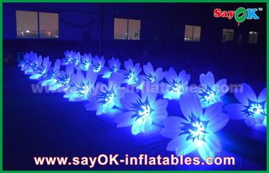 8m Colorful Dekorasi Inflatable Pencahayaan Pernikahan Bunga Rantai Dalam tahap