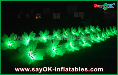 Sesuaikan pencahayaan Dekorasi Inflatable Flower Rantai Digunakan Pernikahan
