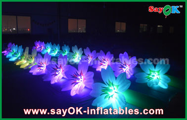 Light Up multi Warna Kustom Periklanan Inflatables Untuk Tahap