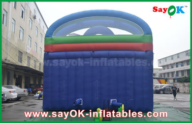 Commercial Inflatable Slide Disesuaikan Inflatable Swimming Pool Slide Untuk Anak-anak Taman bermain