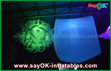 Raksasa Bunga Pernikahan Inflatable Pencahayaan Dekorasi Light Bola Inflatable Balon