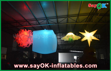 Flower Ball Light Inflatable Pencahayaan Dekorasi Untuk Latar Belakang Panggung