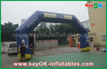 Pintu Masuk Gerbang Lengkungan Desain 0.45mm Raksasa Pvc Inflatable Archway Inflatable Gate Advertising