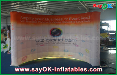 Event Booth Menampilkan 3 X 1.5 X 2.3 M Led Wall Inflatable Photobooth With Printing