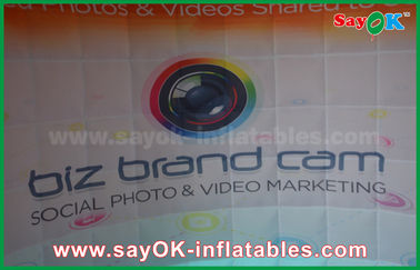 Event Booth Menampilkan 3 X 1.5 X 2.3 M Led Wall Inflatable Photobooth With Printing