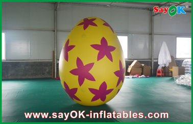Pvc luar Inflatable Liburan Dekorasi Painted Dekorasi Telur