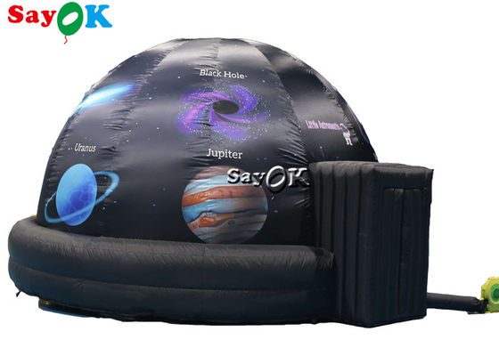 5m Diameter Inflatable Planetarium Black Projection Dome Tent Untuk Science Dispaly
