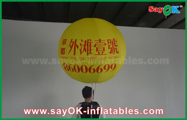 1.5m Inflatable Led Backpack Balon Iklan Balon Dengan Cetak Balon Helium Tiup Raksasa Besar
