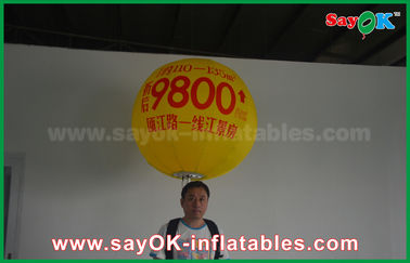1.5m Inflatable Led Backpack Balon Iklan Balon Dengan Cetak Balon Helium Tiup Raksasa Besar