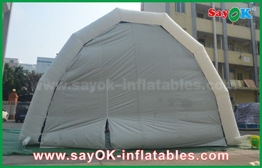 Outdoor Oxford Cloth Inflatable Lawn Canopy / Tent Print Tersedia Untuk Acara Pameran Acara Pesta Pernikahan