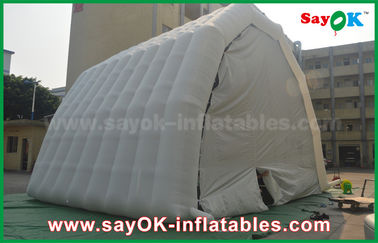 Outdoor Oxford Cloth Inflatable Lawn Canopy / Tent Print Tersedia Untuk Acara Pameran Acara Pesta Pernikahan