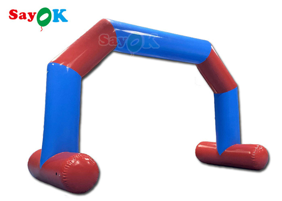 Inflatable Rainbow Arch Custom PVC Tarp Inflatable Entrance Arch Untuk Iklan Acara