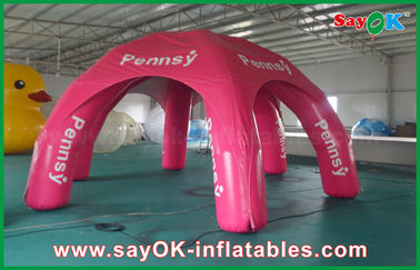 Tenda Berkemah Udara PVC Luar Raksasa Tenda Spide Tiup Untuk Iklan Dengan Cetak Penuh