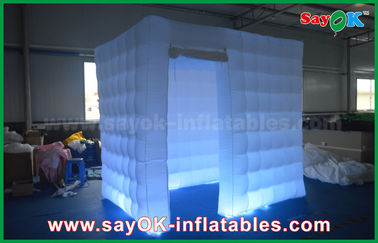 Inflatable Photo Studio 2.4 X 2.4 X 2.5m Kain Oxford Inflatable Cat Semprot Pencahayaan Dinding Booth Foto