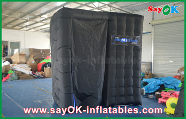 Photo Booth Props Black Arc Shape Inflatable Photo Booth Enclosure Grosir Photobooth With Print