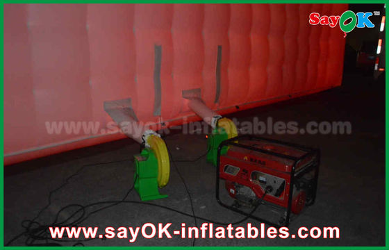 Outdoor Giant White LED Structure Event Tenda Kubu Inflatable,Klub Malam Inflatable,Tenda Pesta Inflatable Untuk Dijual