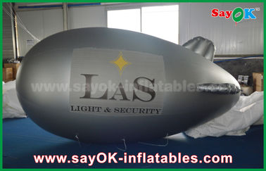 PVC 5m Inflatable Helium Balon Pesawat Zeppelin untuk Promosi