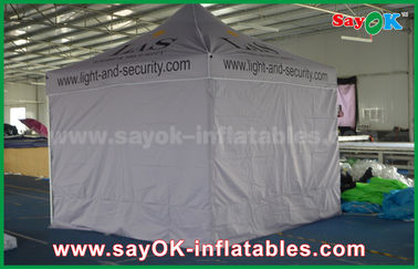 Easy Up Pop Up Tent White Promtional Aluminium Folding Tent Canopy Tent Untuk Periklanan