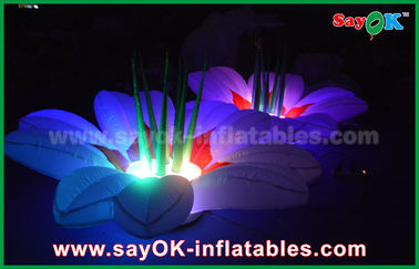Dekorasi Panggung Pernikahan Bunga Pencahayaan Tiup Bunga Dekorasi Festival Musik Inflable Latar Belakang