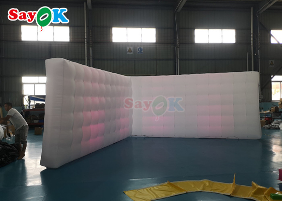 Studio Foto Profesional Oxford Inflatable LED Photo Booth Background Wall Remote Control Untuk Acara Besar