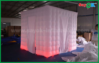 2.5m X 2.5m X 2.5m Dua Pintu Inflatable Photo booth Props Photo Booth Tenda Portabel
