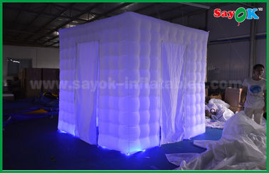 Studio Foto Profesional Oxford Cloth Led Lighting Inflatable Photo Booth Kisko Frame Untuk Pernikahan