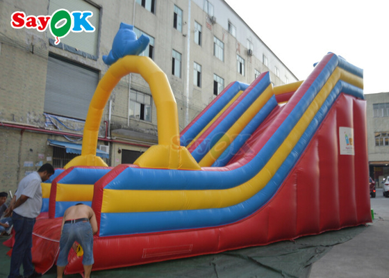 Slide Air Dry Inflatable Waterproof Commercial Inflatable Slide Anak-anak Big Blow Up Slide Permainan