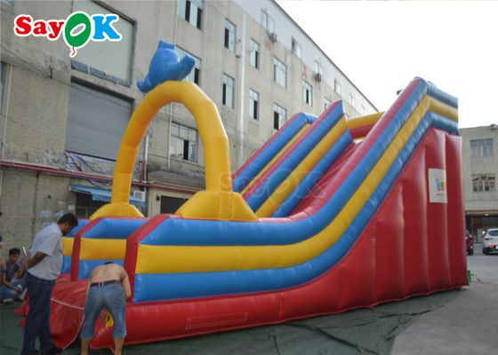 Slide Air Dry Inflatable Waterproof Commercial Inflatable Slide Anak-anak Big Blow Up Slide Permainan