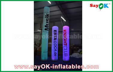 Dipimpin Outdoor Lighting Inflatable Dekorasi Pilar Untuk Event / Party / Wedding