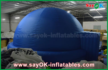 Indoor Disesuaikan Anak Inflatable Planetarium Dome Kecil Berbentuk Projector Cloth