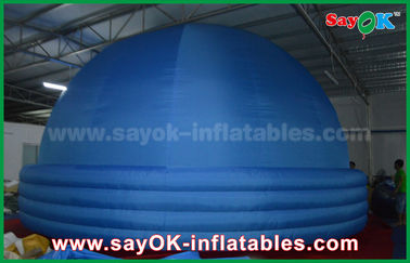 360 ° Fulldome Depan Kelas Raksasa Inflatable Dome Tent Untuk Cinema Planetarium