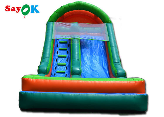 Outdoor Air Slide Inflatable Commercial Inflatable Slide Anti Ruptured Untuk Anak-anak