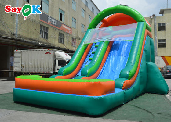 Outdoor Air Slide Inflatable Commercial Inflatable Slide Anti Ruptured Untuk Anak-anak