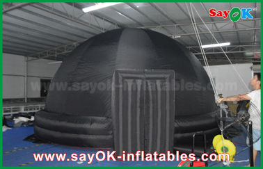 6m Hitam Oxford Cloth Inflatable Planetarium Dome Tenda Portable Sekolah