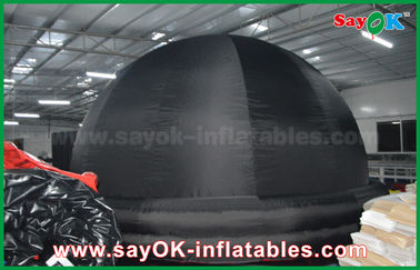 6m Hitam Oxford Cloth Inflatable Planetarium Dome Tenda Portable Sekolah